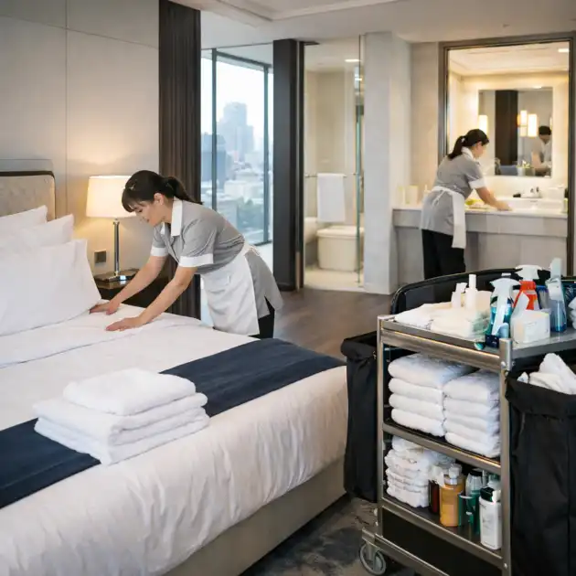 уборка номера после выезда гостя | AuditBLOOM