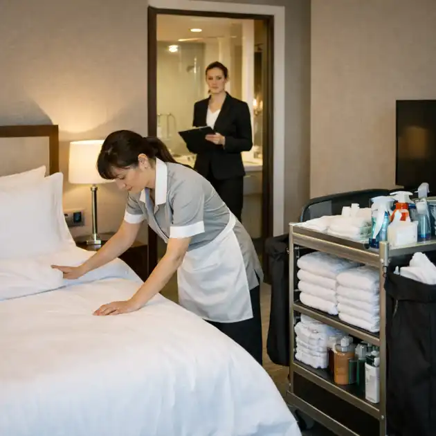 текущая уборка номера в гостинице | AuditBLOOM